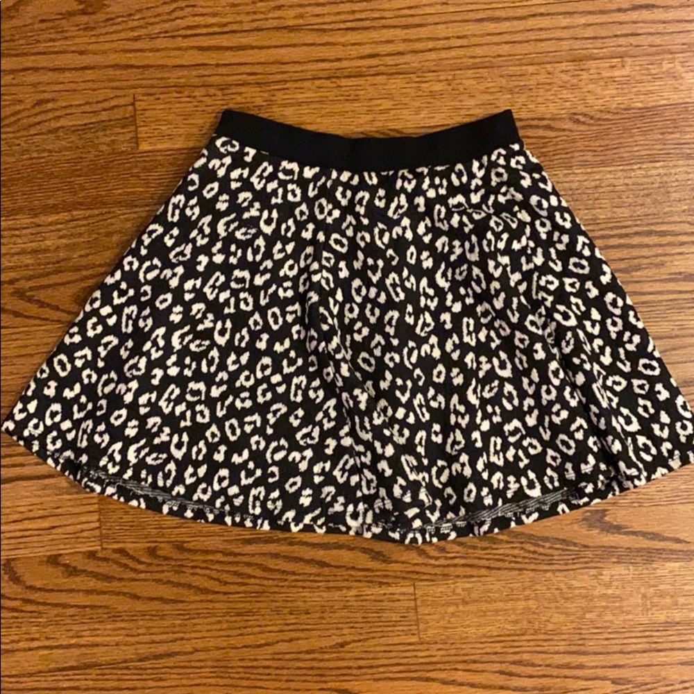 Cheetah print skirt